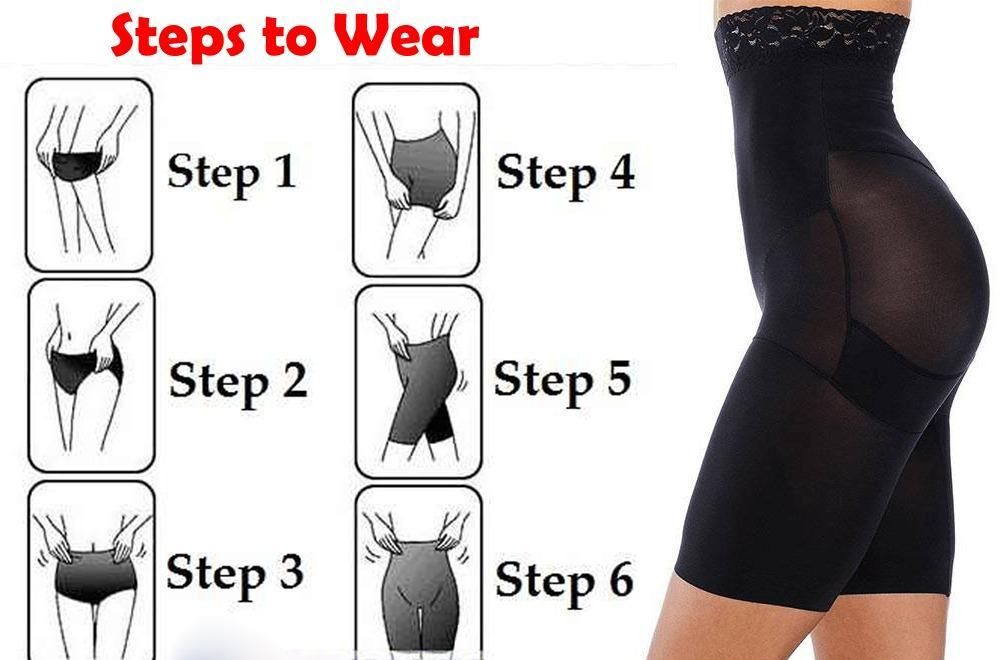 4-in-1 Shaper - Quick Slim Shape Wear Tummy, Thighs, Hips.